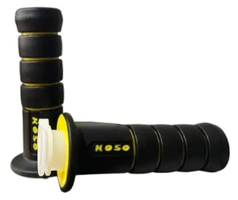 Puño Universal Para Moto Amarillo ((koso))