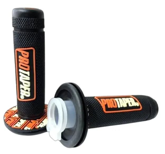 Puño Universal Para Moto Naranja (protaper)