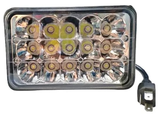 Pantalla Led Foco Cuadrado Cg / Zs Luz Alta Y Baja H4 Protech