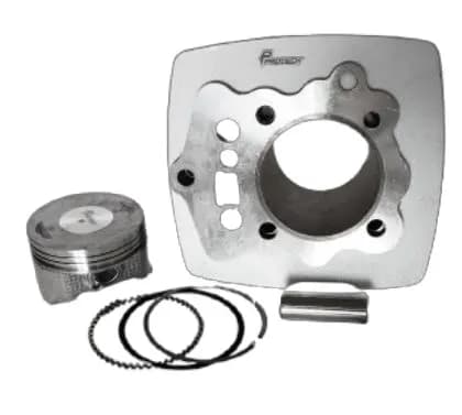 Kit Cilindro Zs 200CC Hecho A 230CC Modificado Raspin De 15 Milimetros Piston De 65.5 Milimetros Distribucion De Varilla Protech