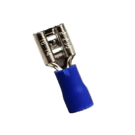 Terminal Hembra Plano Azul 250 16-14