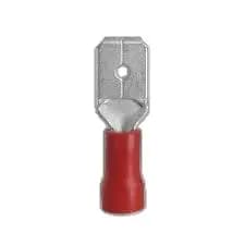 Terminal Macho Plano Rojo .110 22-16 215 H