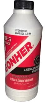 Liquido Freno DOT3 355ML ((gonher))