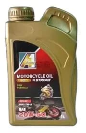 Aceite 20W50 A1 Moto 4T 1L Full Sintetico Sae Sp Jaso MA2