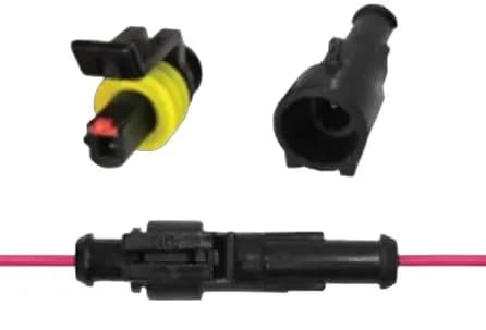 Conector H/m Impermeable 1L 18AWG