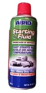 Liquido De Arrancar Motor (eter) 11OZ 312GR Abro (C12)