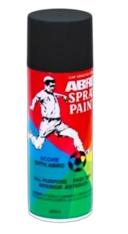 Pintura Spray Negro Mate 8OZ Abro