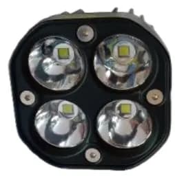 Luz Led Cuadrado 3" 40W Blanco C/flasheo Rolinger