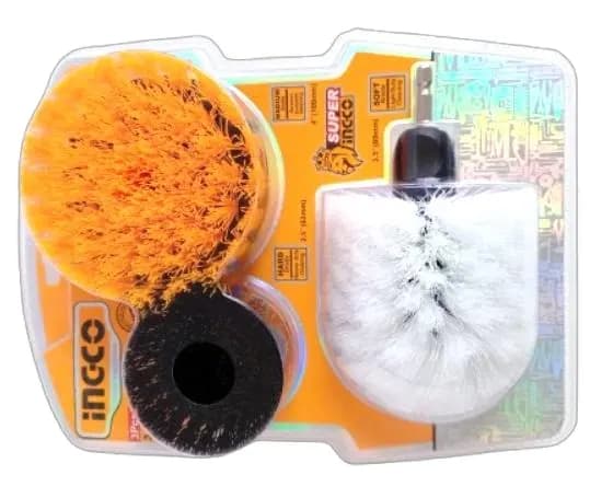 Juego De Brochas Multiuso Para Taladro (3PCS) Ingco